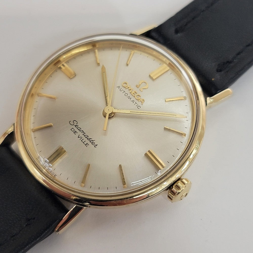 Pre-Owned Omega Seamaster DeVille Mens 1960s 34mm Gold Capped Automatic RA723B
