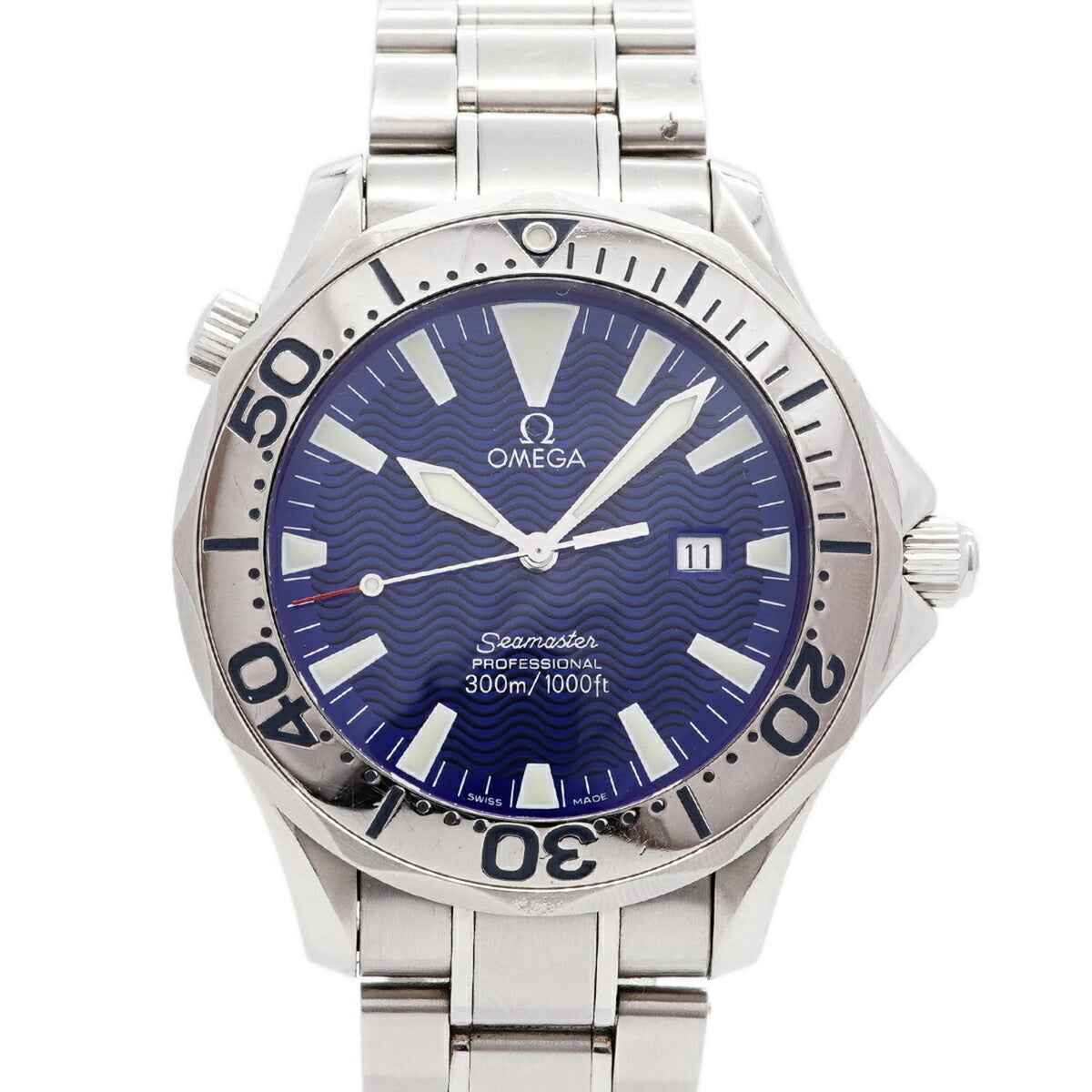 Pre-Owned Omega Seamaster Professional 2265.80 Blue Dial Men's Watch