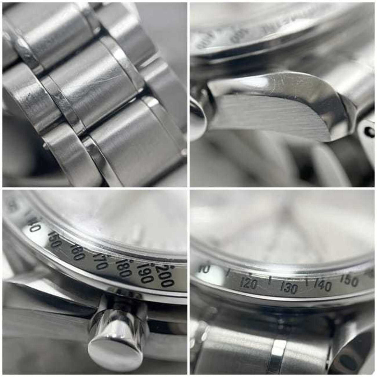 Pre-Owned Omega Speedmaster Triple Calendar Watch, Cream White Silver, 3523.30, Chronograph,...