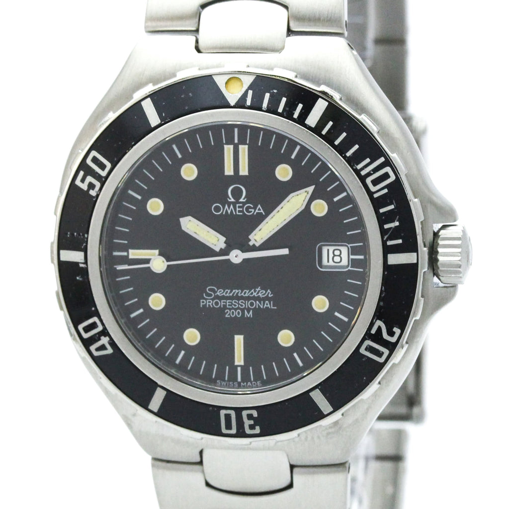 Pre-Owned OMEGA Seamaster Professional 200M Quartz Mens Watch 2850.50 Polished
