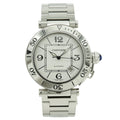 Pre-Owned Cartier Pasha Seatimer, silver dial, automatic transmission, men's watch, W31080M7