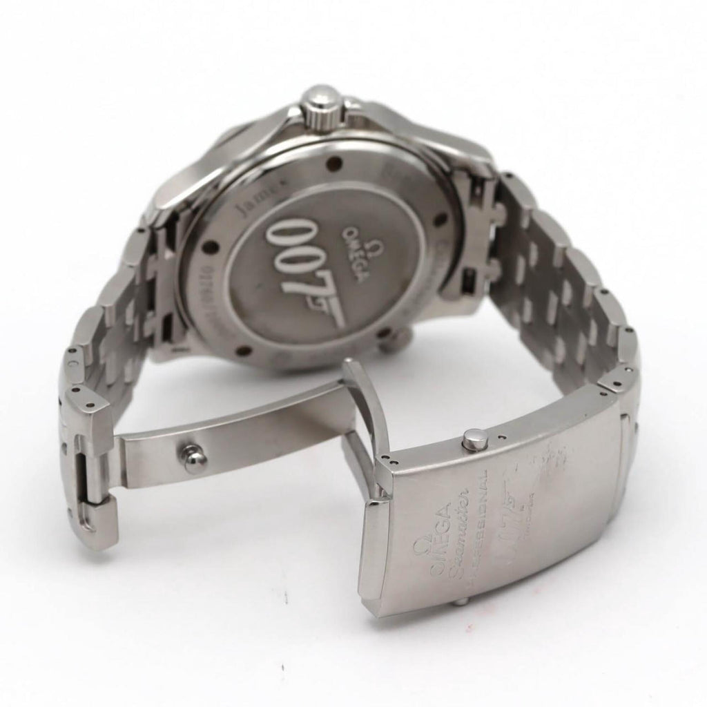 Pre-Owned Omega Seamaster Professional 007 Limited 212.30.41.20.01.001 Stainless Steel...