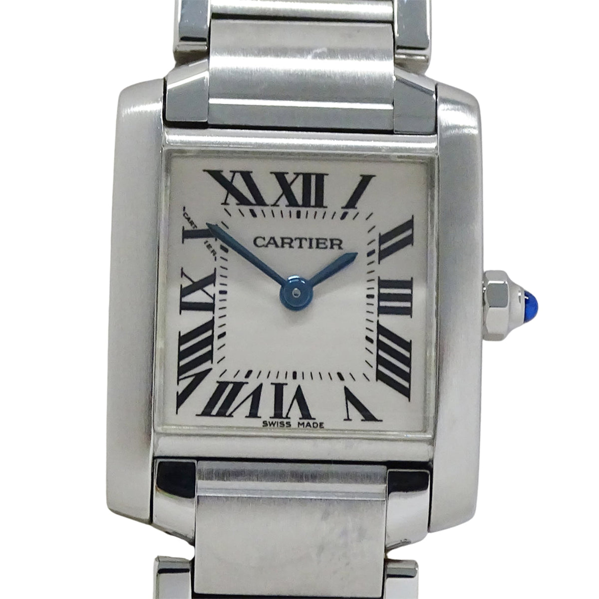 Pre-Owned Cartier women's watch, Tank Française SM, quartz movement, stainless steel (SS),...