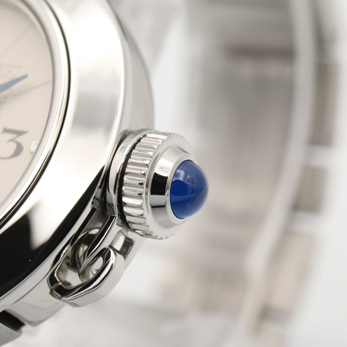 Pre-Owned Cartier Pasha de Women's Stainless Steel Watch, Silver Tone, WSPA0021
