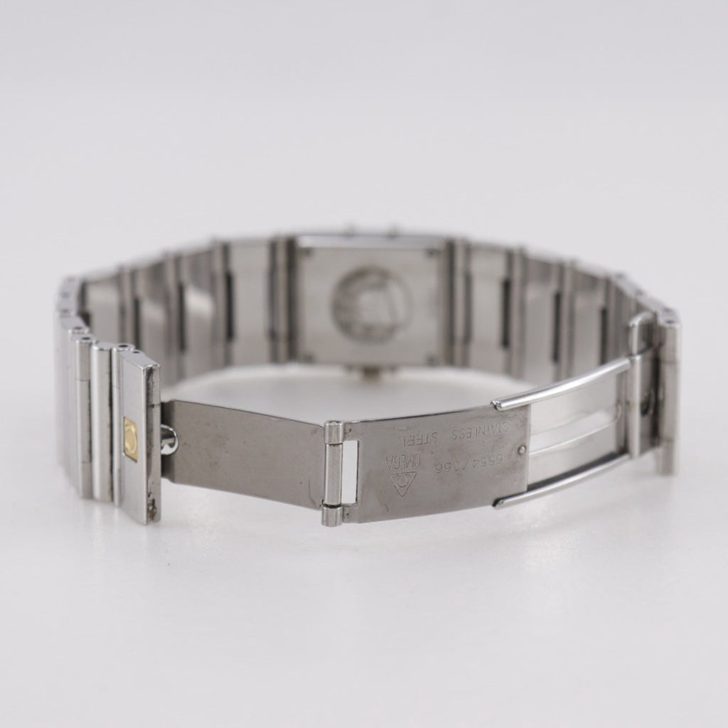Pre-Owned OMEGA Constellation Carree Watch, cal. 1376 1528.46, stainless steel with... (Fair)