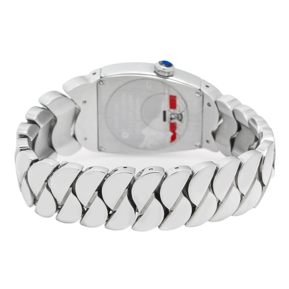 Pre-Owned Cartier Cartier La Dona 28MM W6600221 / 2835 Silver Roman Dial Stainless Steel Bracelet