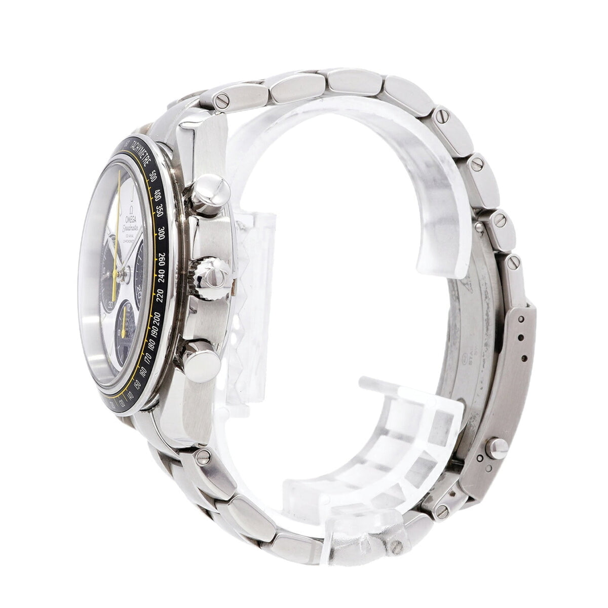 Pre-Owned Omega Speedmaster Racing 326.30.40.50.04.001 White Dial Men's Watch