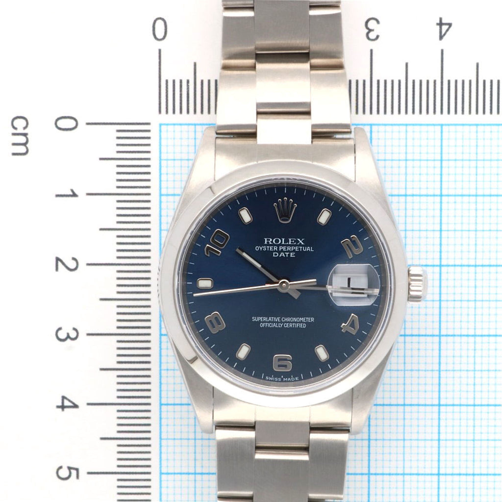 Pre-Owned Rolex Date Oyster Perpetual Watch, Stainless Steel, 15200 Automatic, Overhauled,...