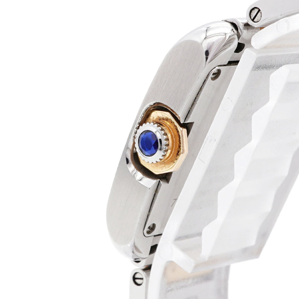 Pre-Owned Cartier Tank Anglaise SM W5310036 Silver Dial Women's Watch