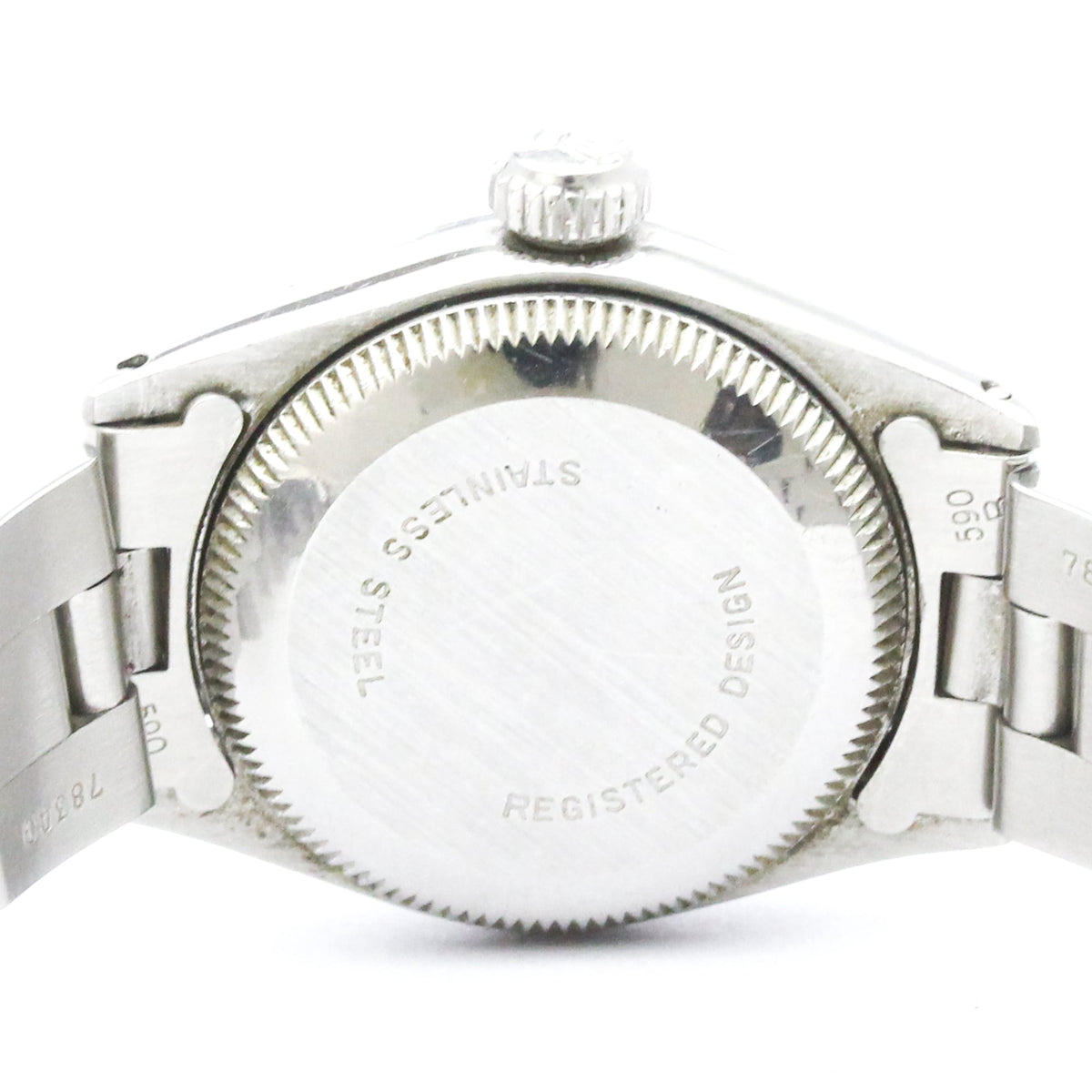 Pre-Owned ROLEX Oyster Perpetual Steel Automatic Ladies Watch 6618 Vintage