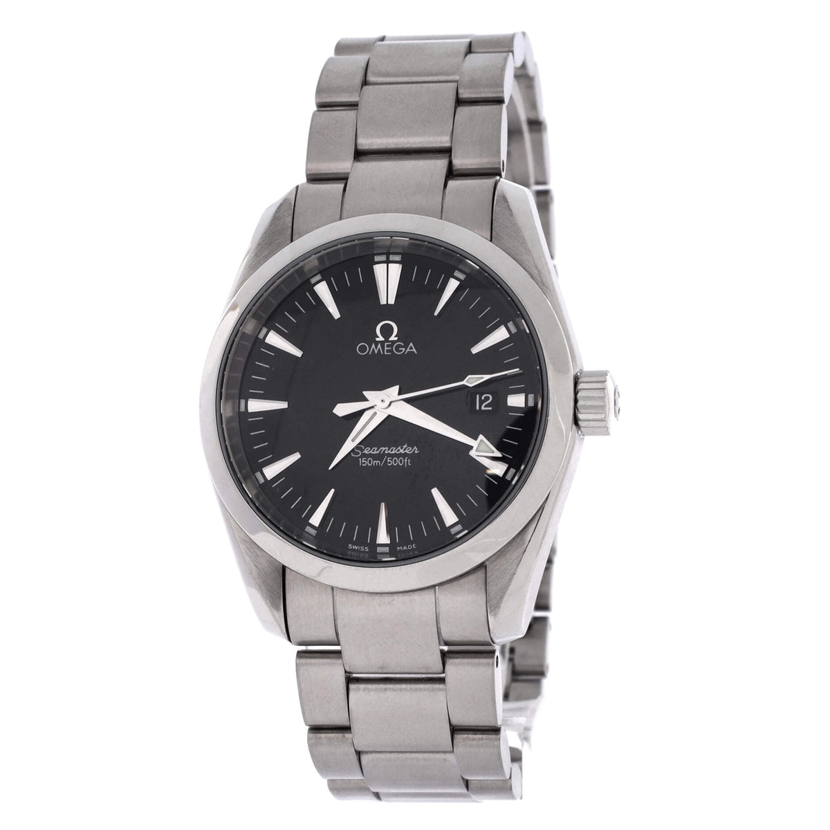 Pre-Owned Seamaster Aqua Terra 150M Co-Axial Chronometer Automatic Watch Stainless Steel 36 By Rebag