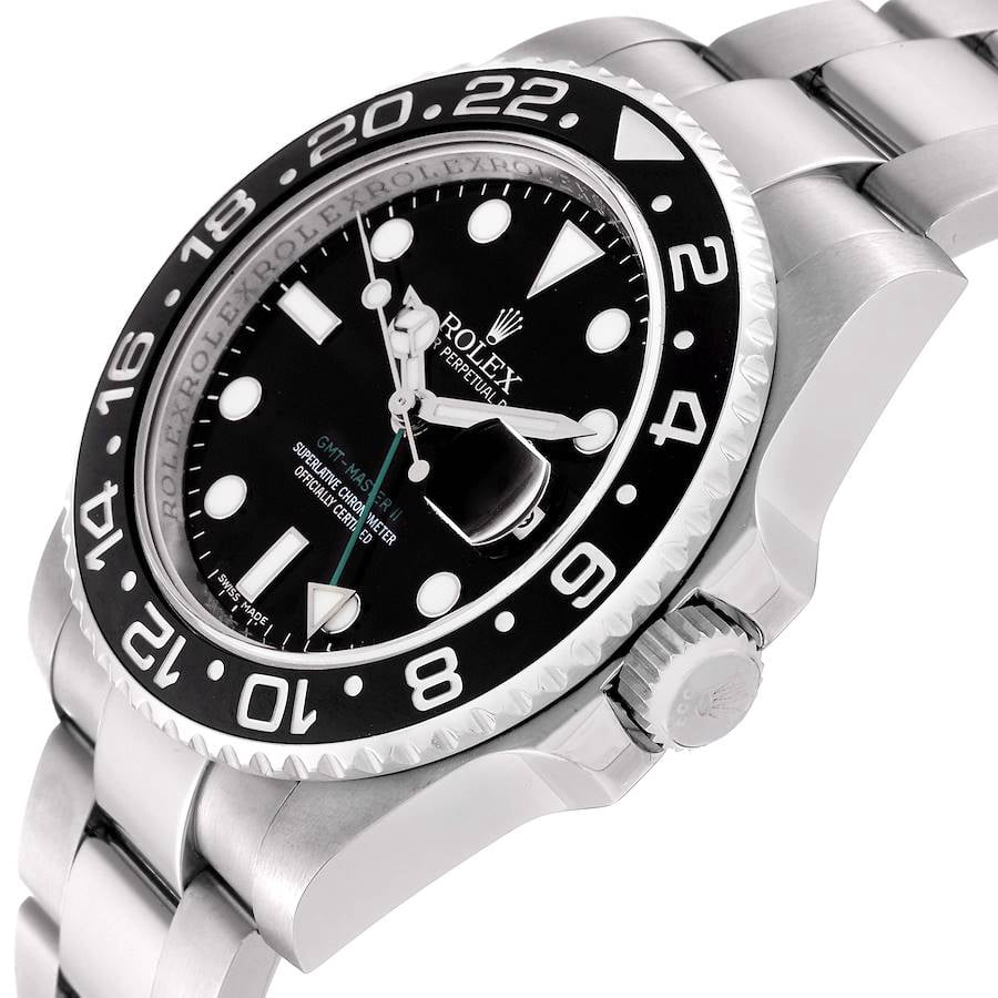 Pre-Owned Rolex Oyster Perpetual Date GMT Master II 116710LN 40MM Stainless Steel With Ceramic Bezel
