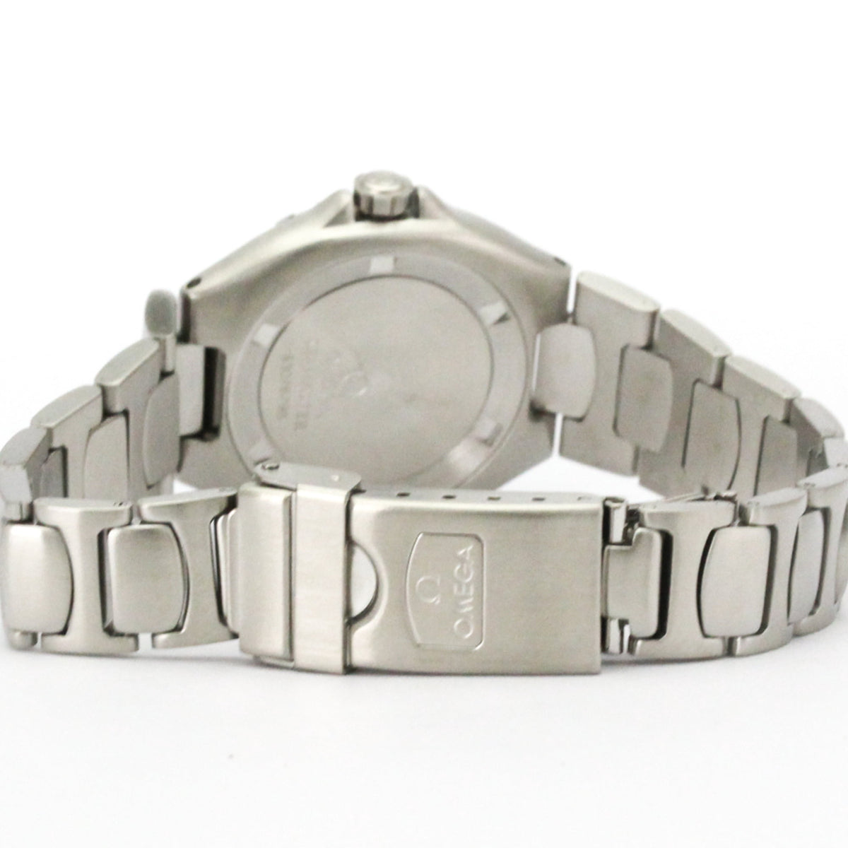 Pre-Owned OMEGA Seamaster Professional 200M Steel Quartz Ladies Watch 2880.50 Polished