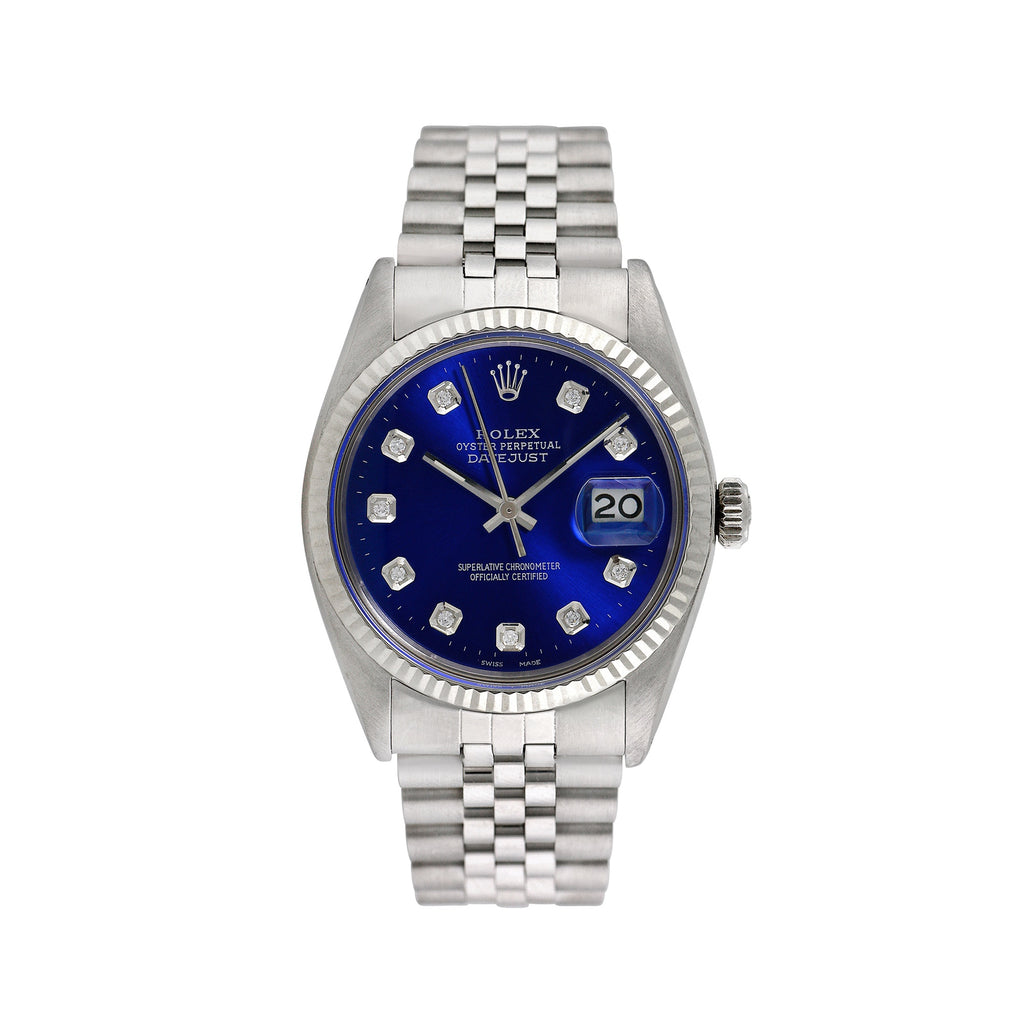 Pre-Owned Rolex Men's Datejust 36mm Stainless Steel Jubilee Wristwatch