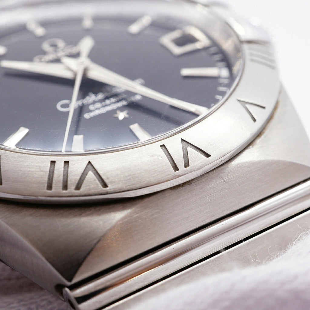 Pre-Owned Omega Constellation Co-Axial Date 123.10.38.21.01.001 Black Dial Men's Watch