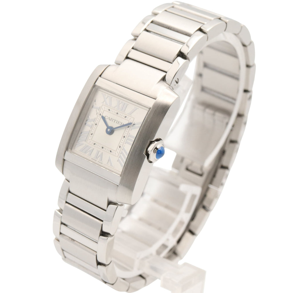 Pre-Owned Cartier Tank Française SM Watch, Stainless Steel, Ladies, Silver Tone, WSTA0065