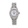 Pre-Owned Rolex Datejust 26MM 69174 White Roman Dial Fluted Bezel Stainless Steel Jubilee Bracelet