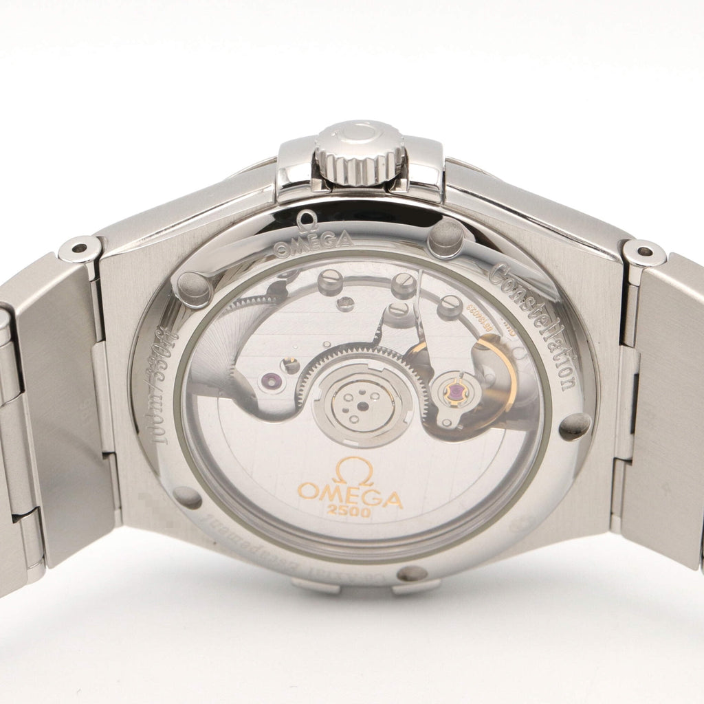 Pre-Owned Omega Constellation Co-Axial 11-Diamond Watch, Stainless Steel, Silver Tone, Men's,...