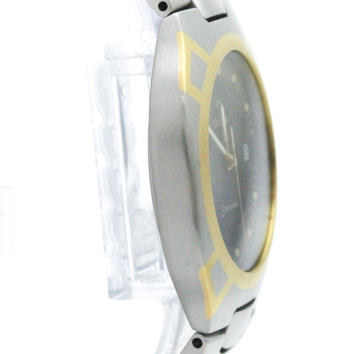 Pre-Owned OMEGA Seamaster Polaris 18K Gold Steel Mens Watch 396.1022 Polished