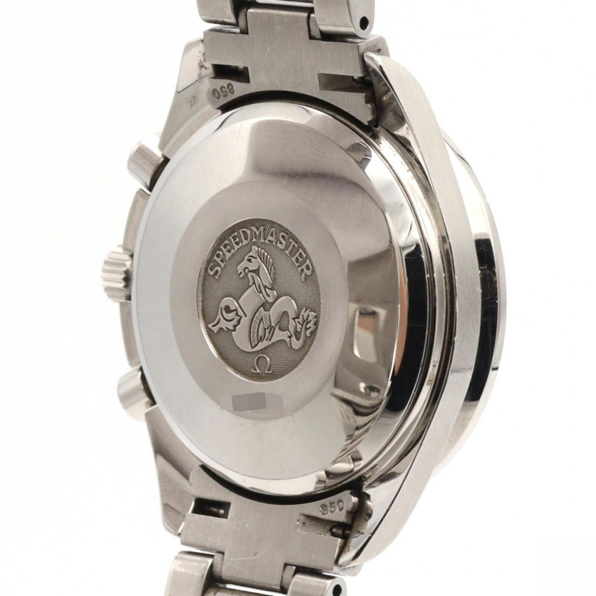 Pre-Owned Omega Speedmaster Date 3513.30 Stainless Steel Automatic Watch