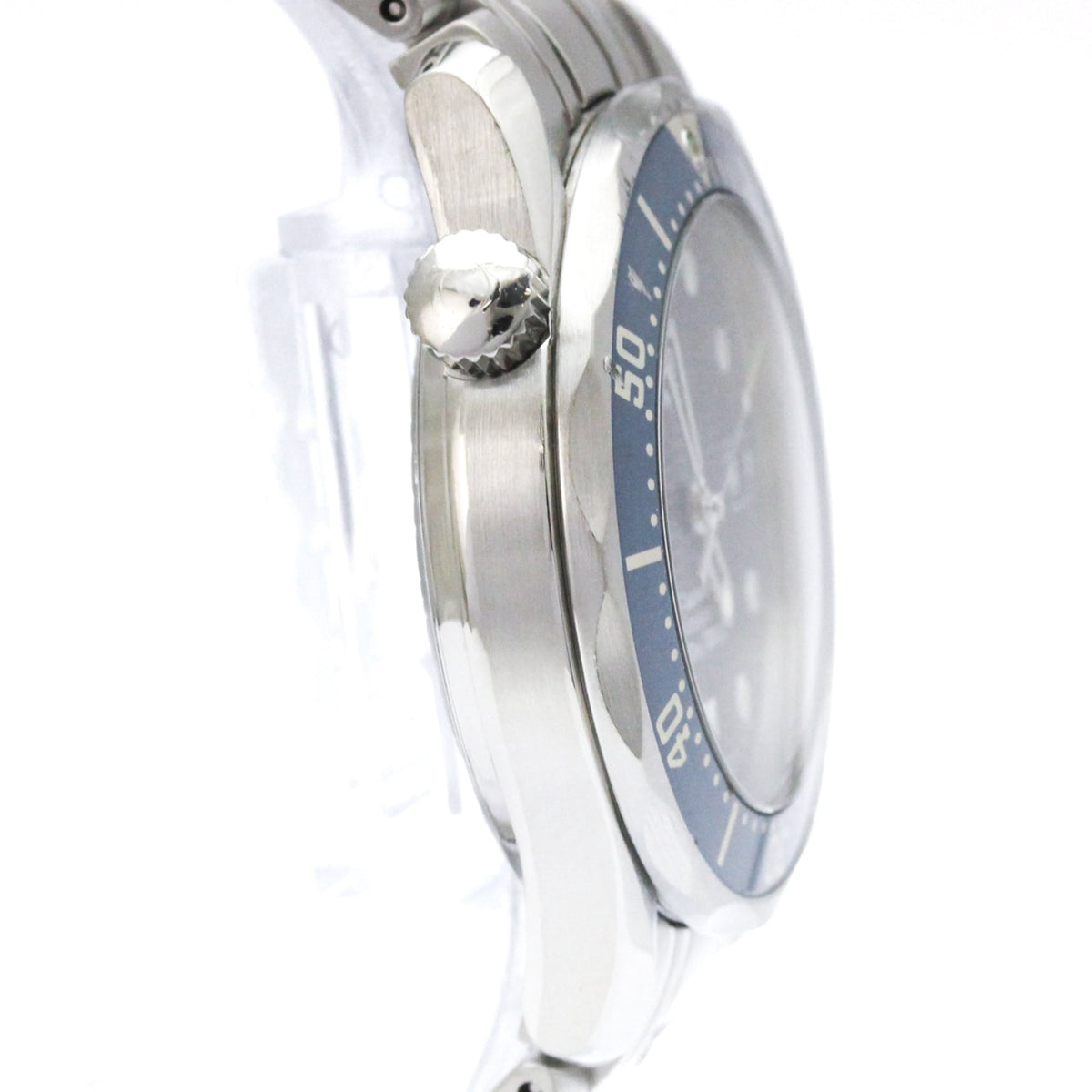 Pre-Owned OMEGA Seamaster Professional 300M Steel Mid Size Watch 2561.80 Polished