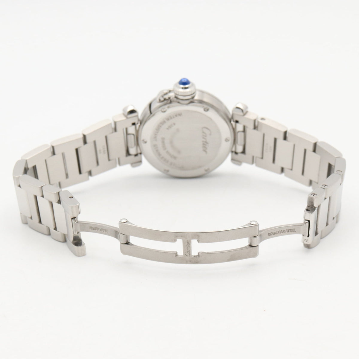 Pre-Owned Cartier Pasha de Women's Stainless Steel Watch, Silver Tone, WSPA0021