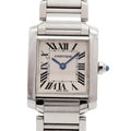 Pre-Owned Cartier Tank Française SM W51008Q3 Ivory Dial Women's Watch