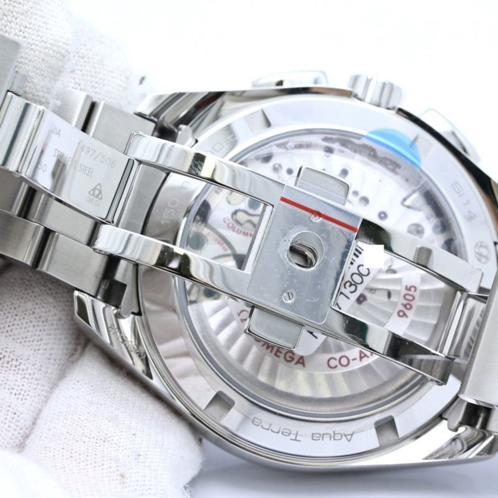 Pre-Owned OMEGA Seamaster Aqua Terra 150m Co-Axial Chronometer GMT 231.10.43.52.06.001 Men's...