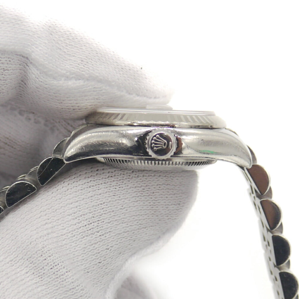 Pre-Owned ROLEX Datejust 179174G (D-serial number), Automatic, 10-diamond setting, Computer...