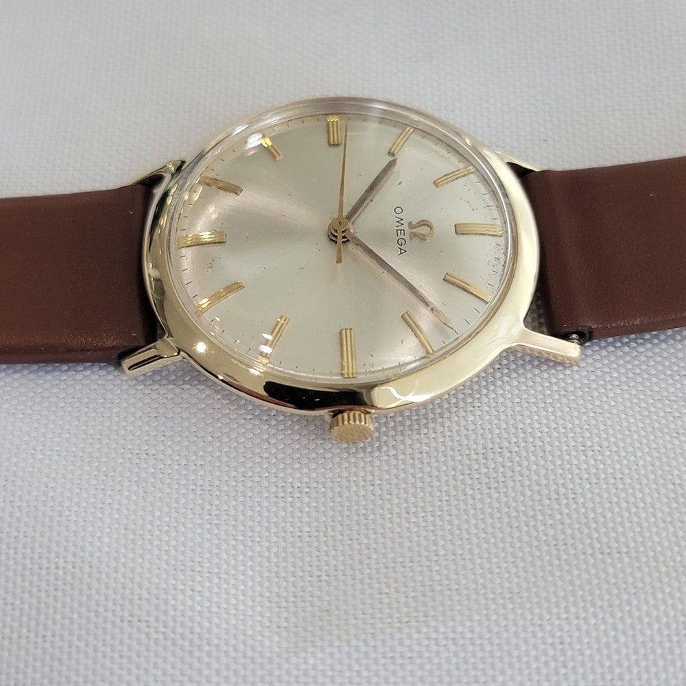 Pre-Owned Omega 14k Solid Gold Cal 600 Mens 33mm 1960s Manual Wind Dress Watch RA667
