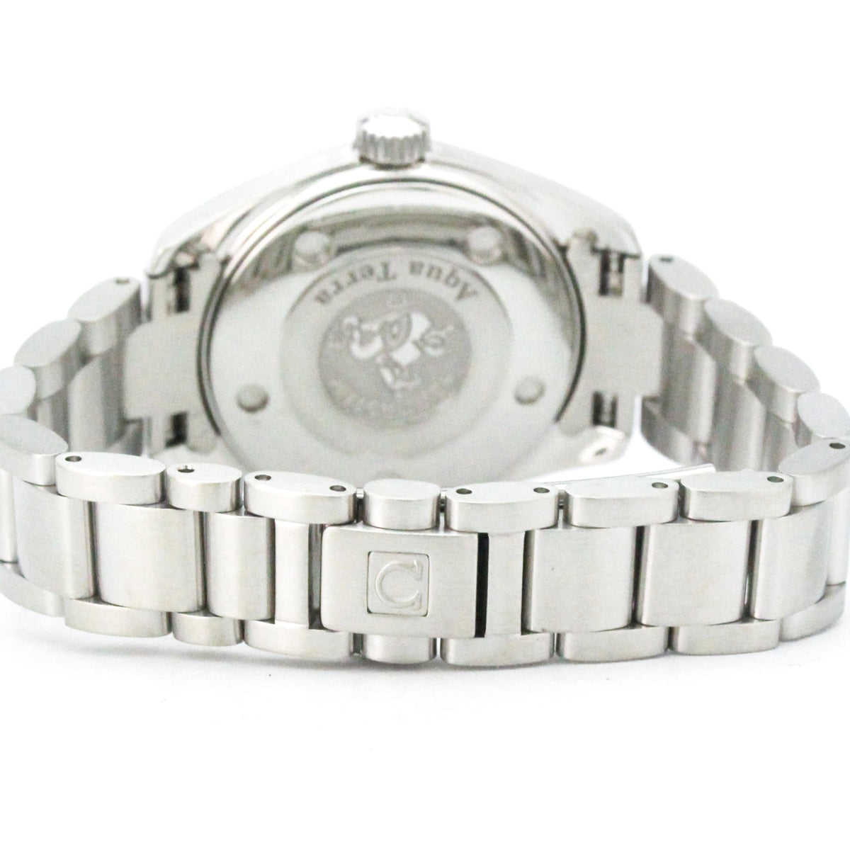 Pre-Owned OMEGA Seamaster Aqua Terra Quartz Ladies Watch 2577.80 Polished