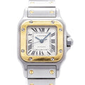 Pre-Owned Cartier Santos Galbee SM W20057C4 Silver Dial Women's Watch