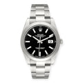 Pre-Owned Rolex Datejust 126300 41MM Black Dial With Stainless Steel Oyster Bracelet