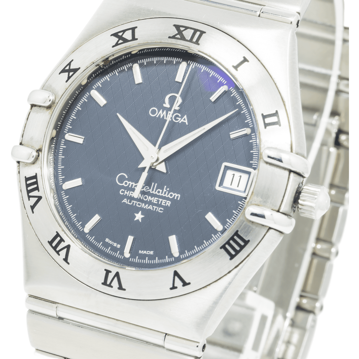 Pre-Owned Omega Stainless Steel Constellation Watch for Men