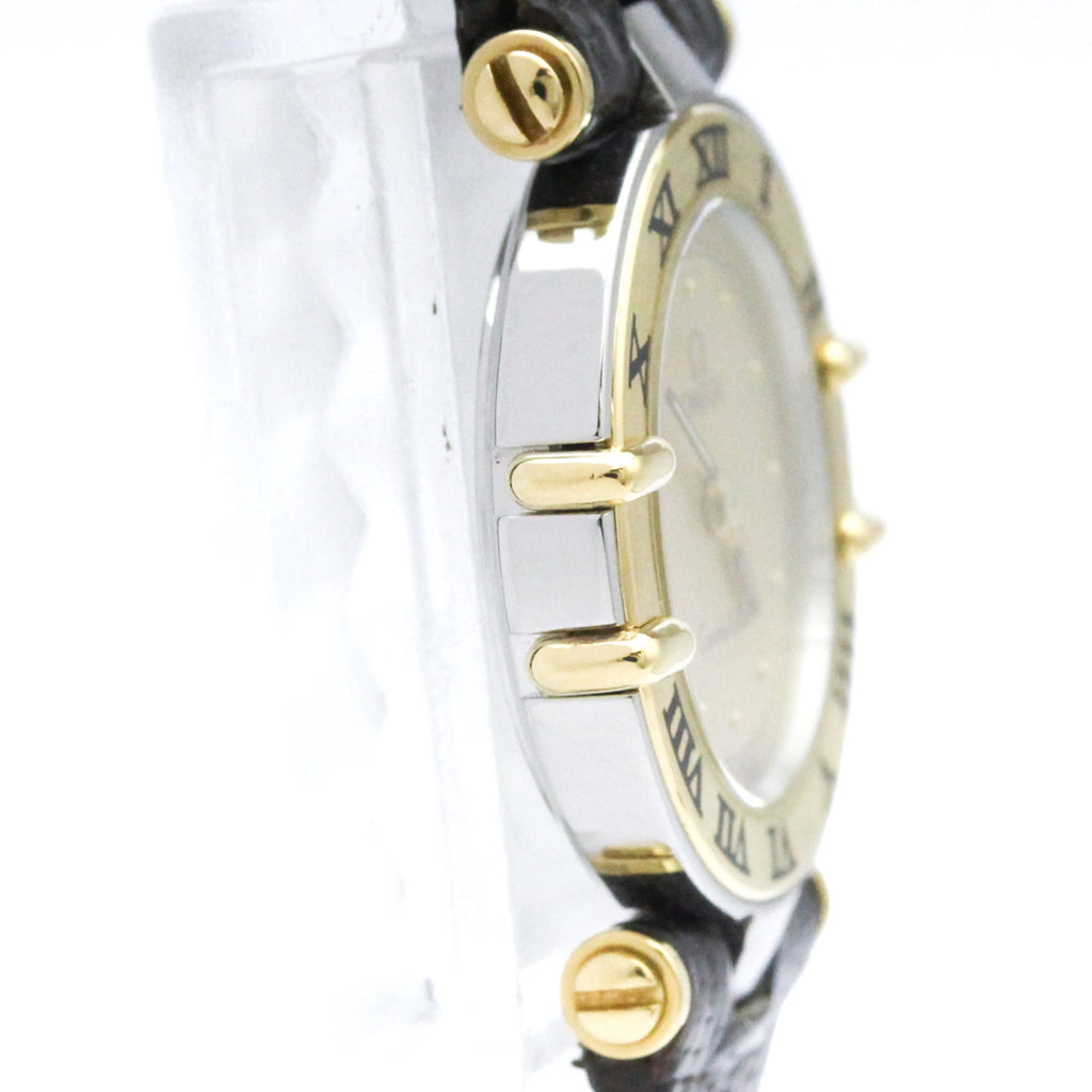 Pre-Owned OMEGA Constellation 18K Gold Quartz Ladies Watch 595.1080 Polished