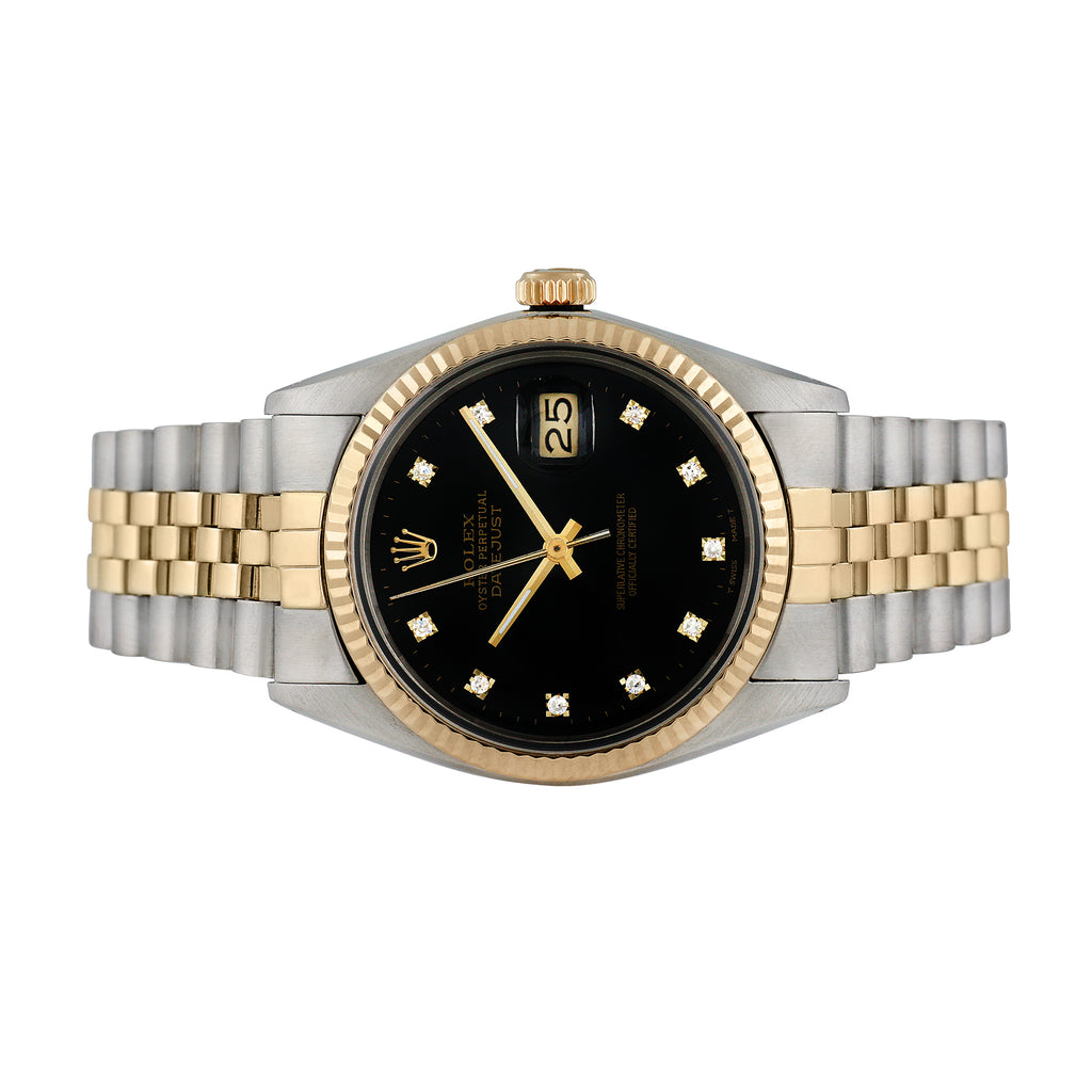 Pre-Owned Rolex Men's Datejust 36mm Yellow gold and Stainless steel Jubilee Wristwatch