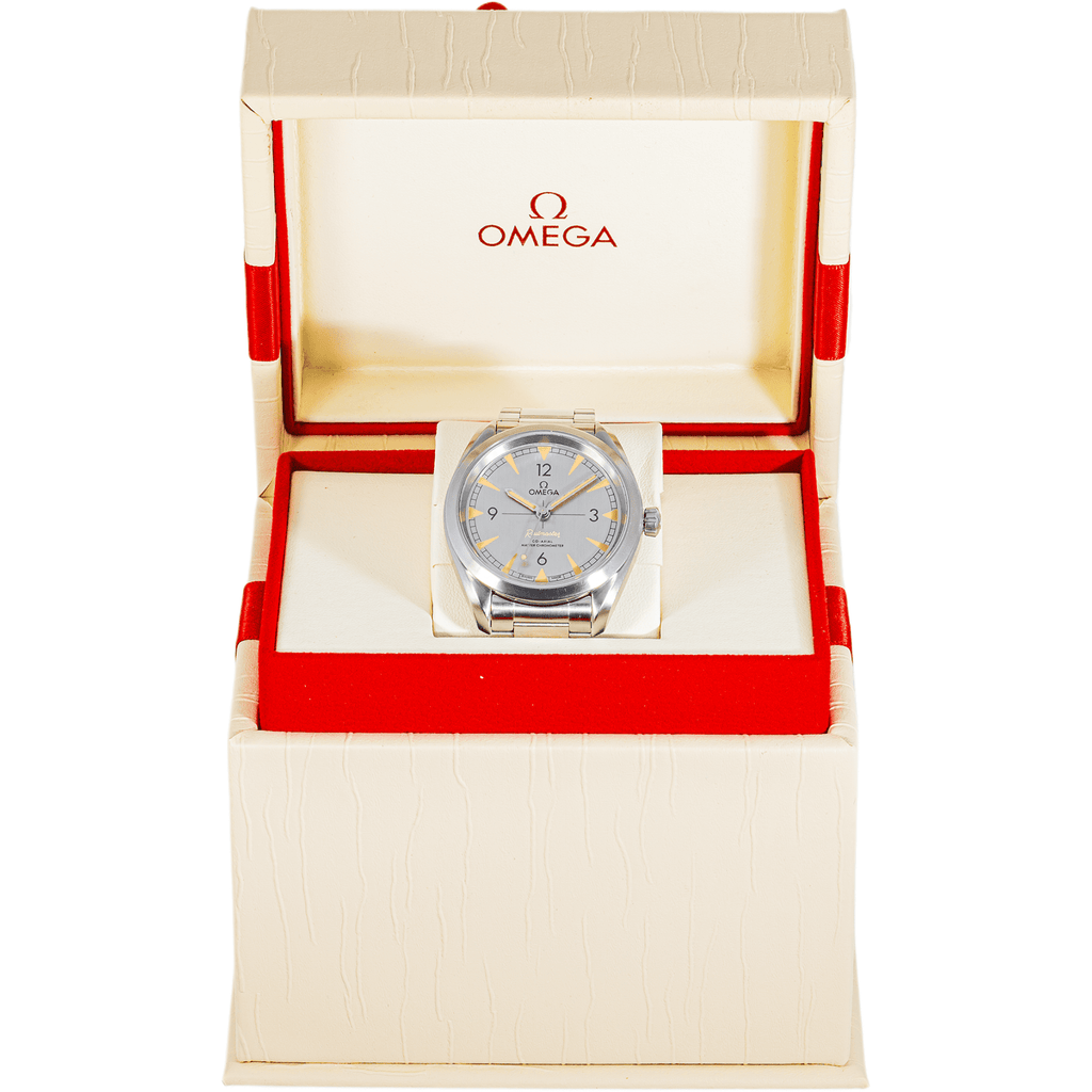 Pre-Owned Omega Seamaster Aqua Terra 150M 40mm Gray Dial Stainless Steel Bracelet Watch