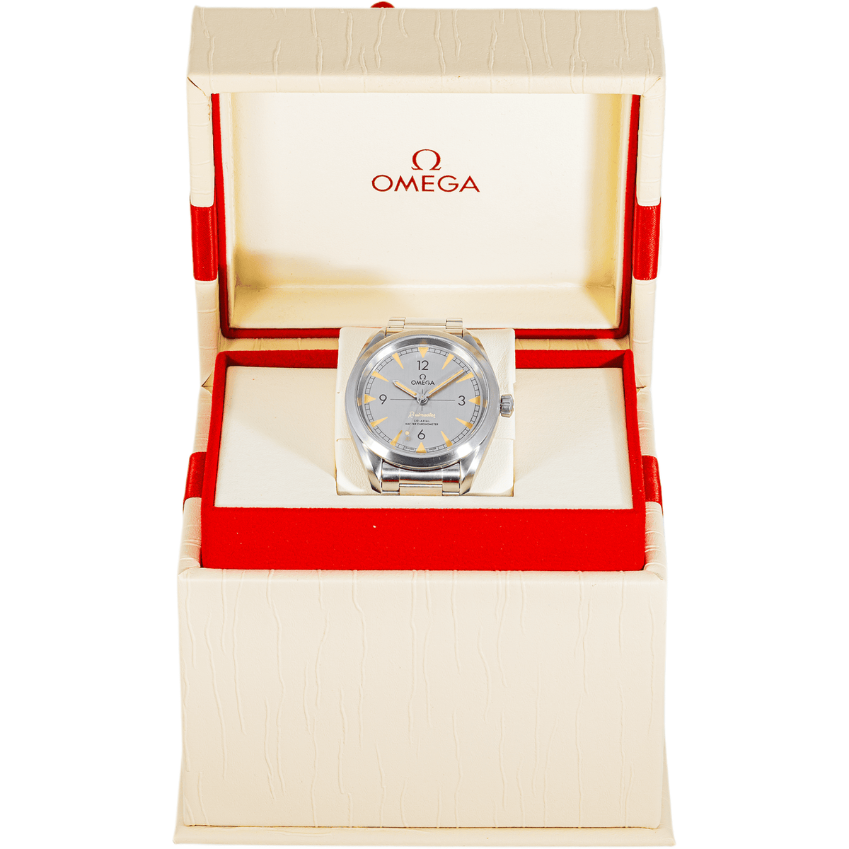 Pre-Owned Omega Seamaster Aqua Terra 150M 40mm Gray Dial Stainless Steel Bracelet Watch