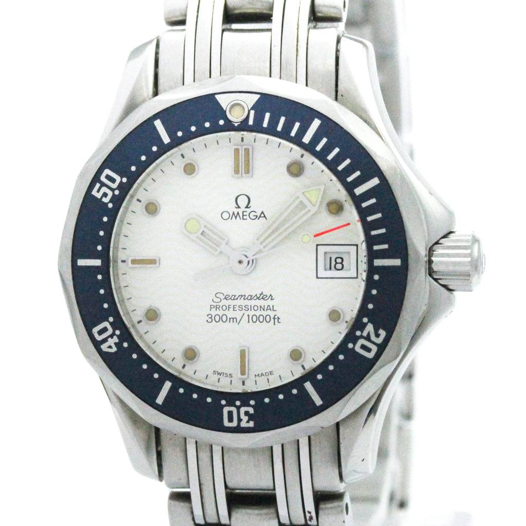 Pre-Owned OMEGA Seamaster Professional 300M Quartz Ladies Watch 2583.20 Polished
