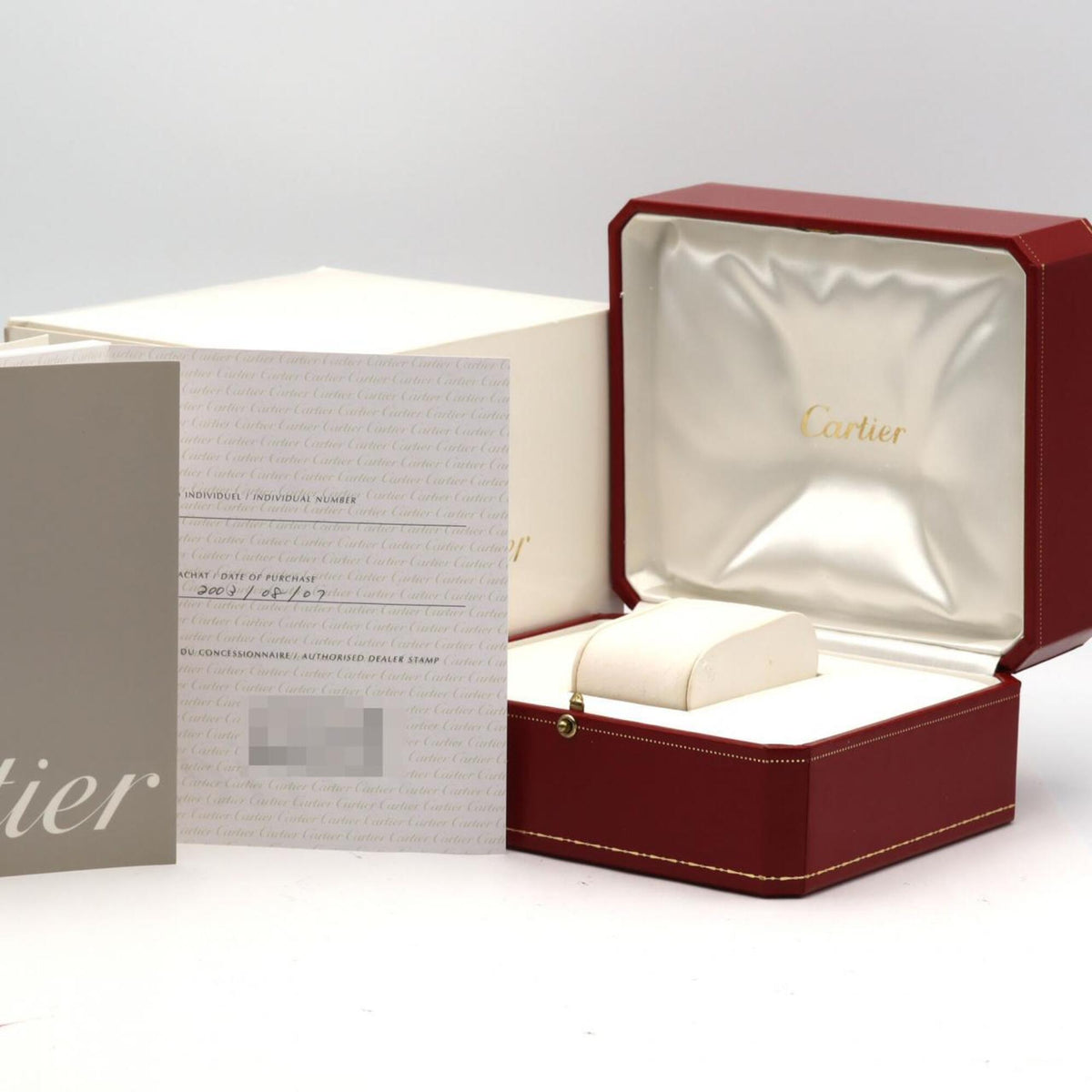 Pre-Owned Cartier Pasha C Grande Date W31055M7 Stainless Steel Automatic Watch