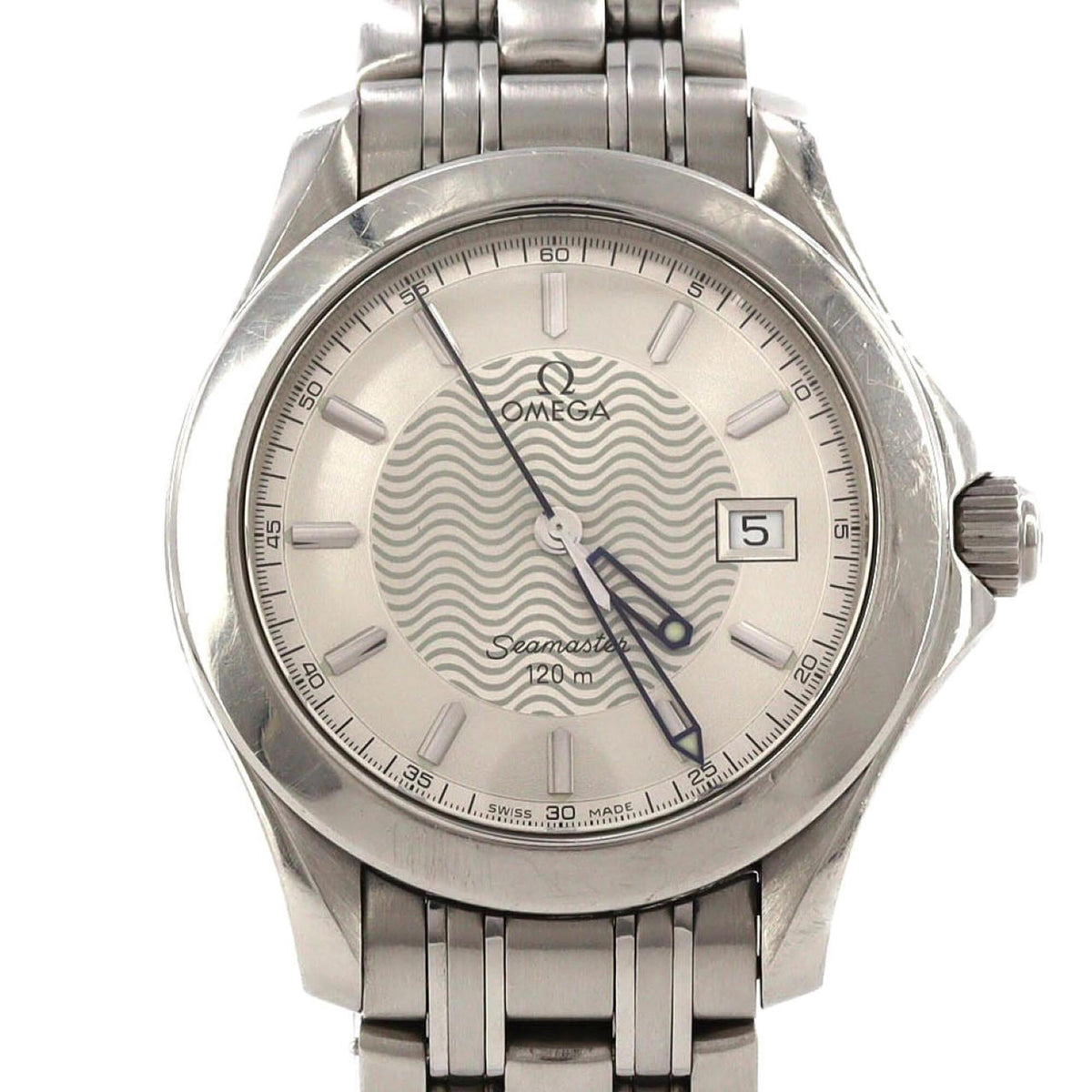 Pre-Owned Omega Seamaster 120 2511.31 SS Quartz Watch