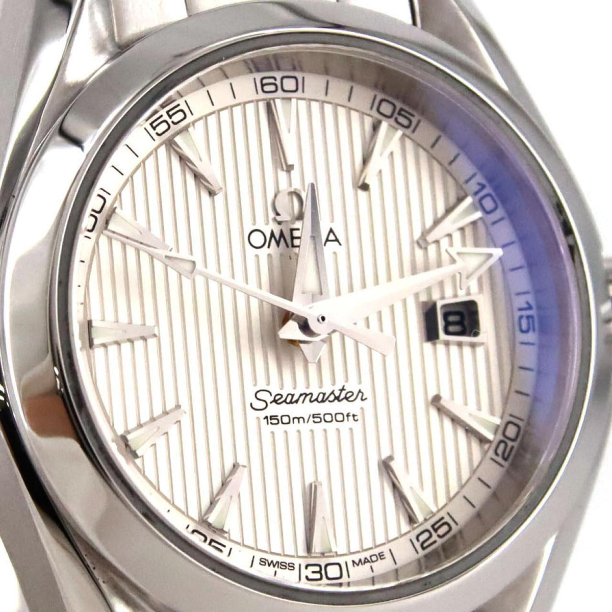 Pre-Owned Omega Seamaster Aqua Terra 231.10.30.61.02.001 Stainless Steel Quartz Watch