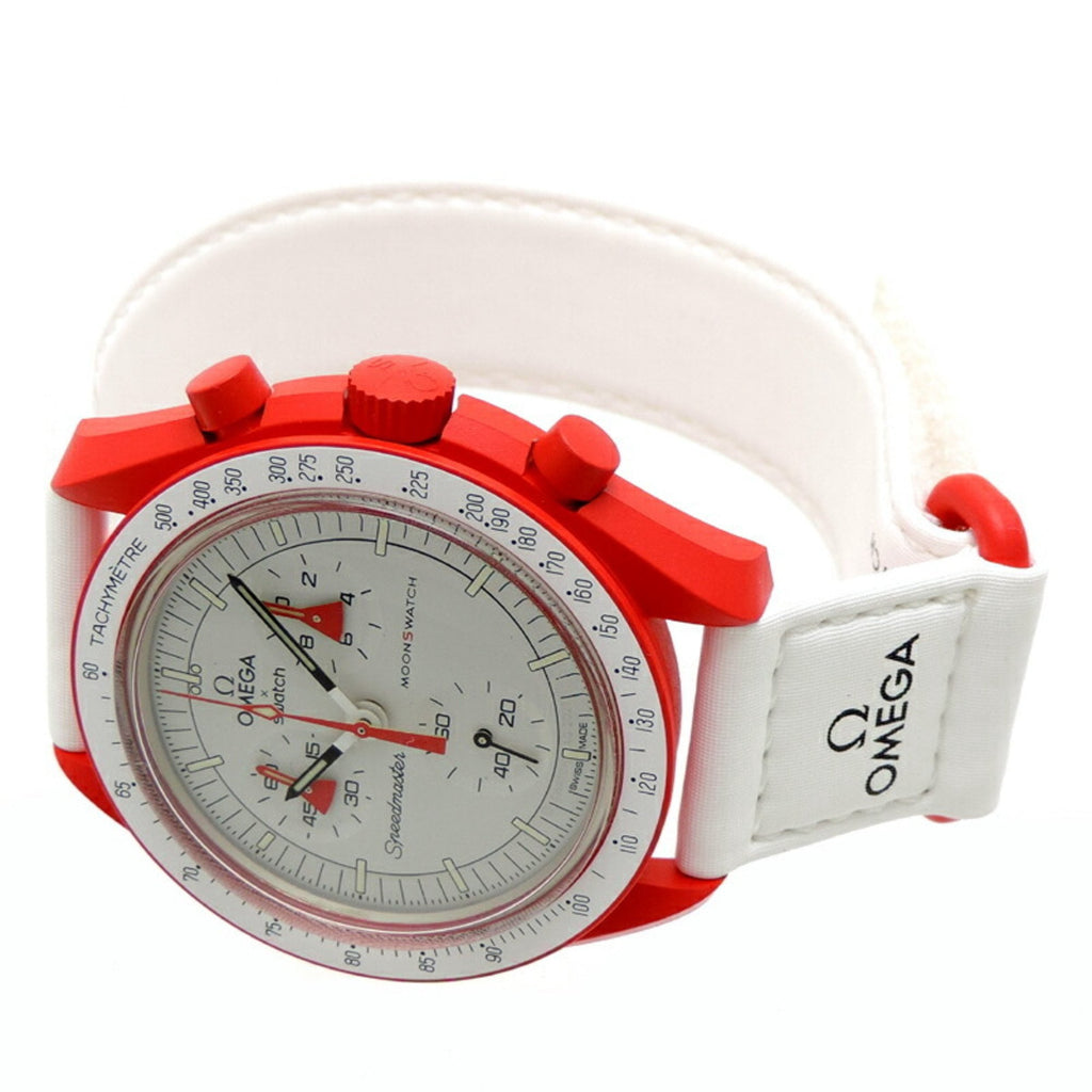 Pre-Owned SWATCH x OMEGA Moon Mission to Mars Women's and Men's Watch SO33R100 (Good)