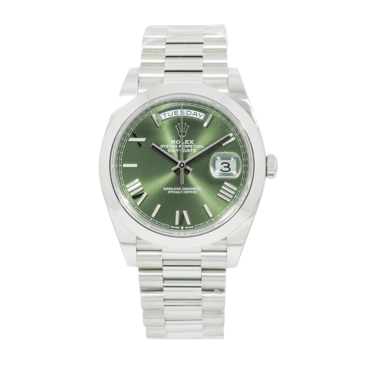 Pre-Owned Rolex Day-Date 40 – Ref. 228206 | Platinum | 40mm | President Bracelet