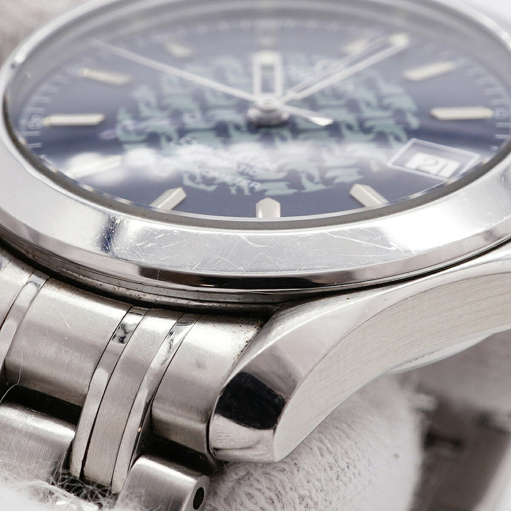 Pre-Owned Omega Seamaster Jacques Mayol 2500.80 Blue Dial Men's Watch