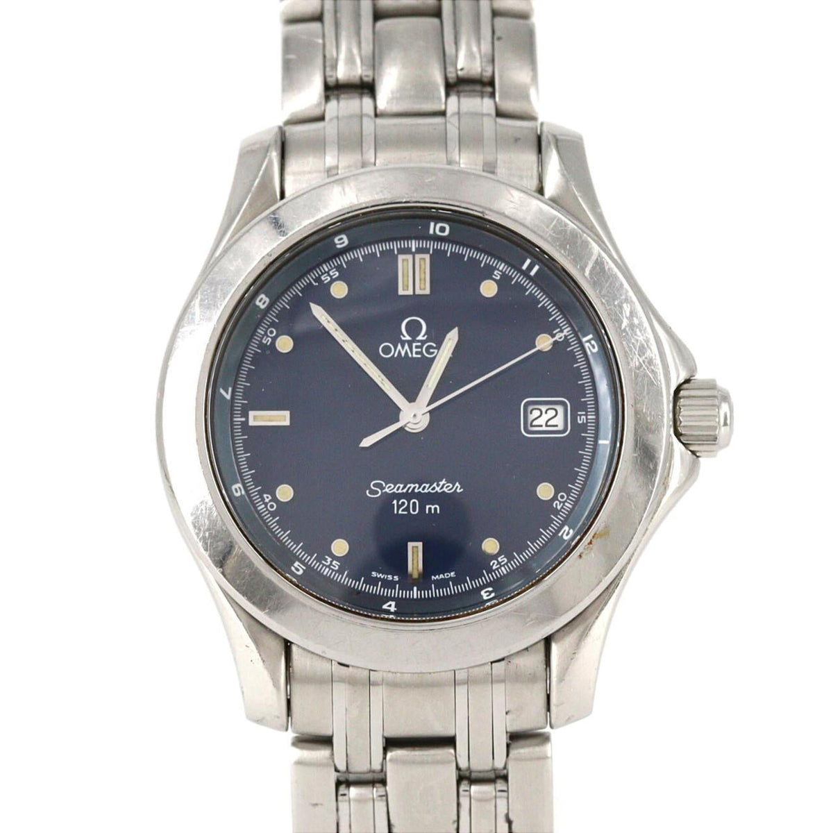 Pre-Owned Omega Seamaster 120 2511.80 SS Quartz Watch