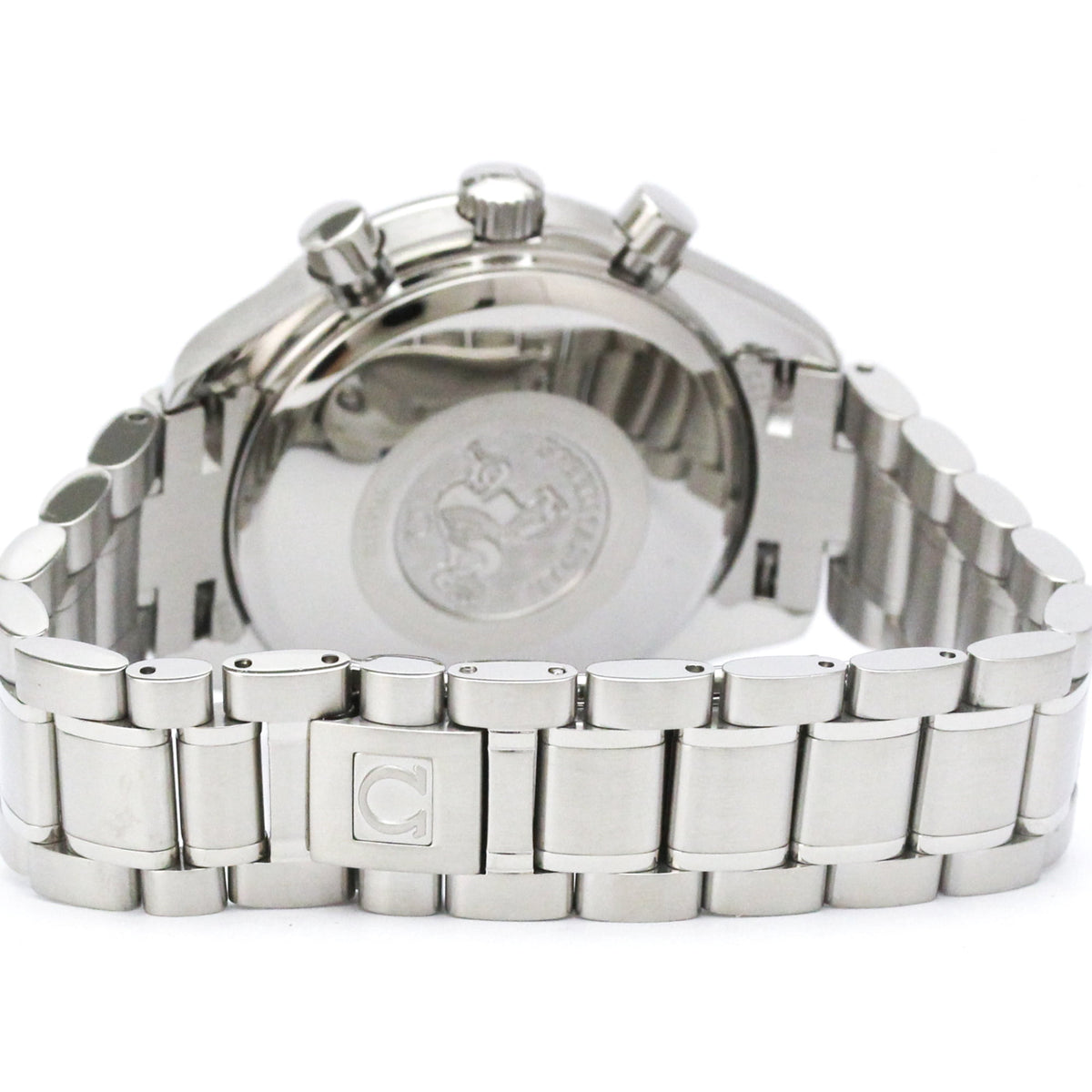 Pre-Owned OMEGA Speedmaster Mark 40 Steel Automatic Mens Watch 3520.50 Polished