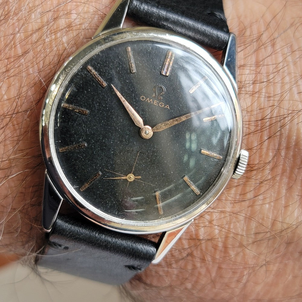 Pre-Owned Omega Ref 14391 Mens 34mm Vintage 1950s Manual Wind Original Classic RA746