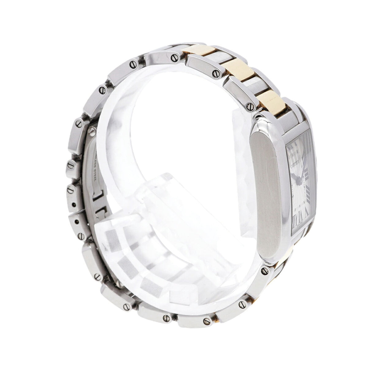 Pre-Owned Cartier Tank Anglaise SM W5310036 Silver Dial Women's Watch