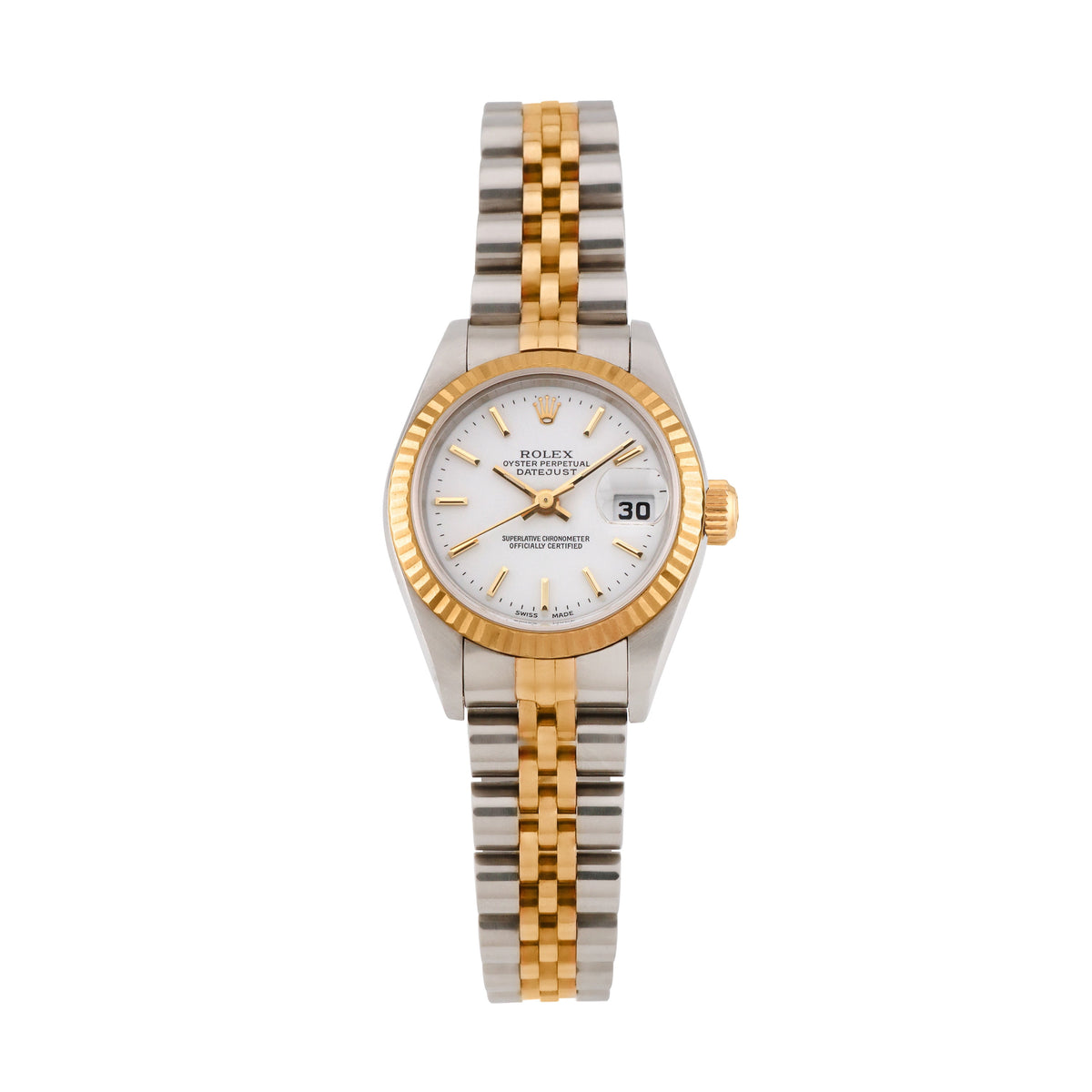 Pre-Owned Rolex Women's Datejust 26mm Stainless Steel and Yellow Gold Jubilee Wristwatch